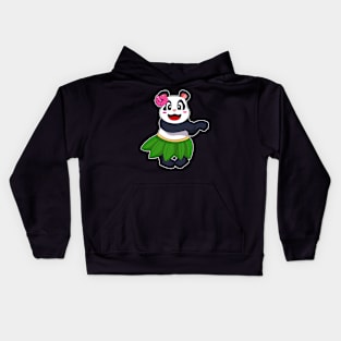 Panda at Ballet Dance Kids Hoodie